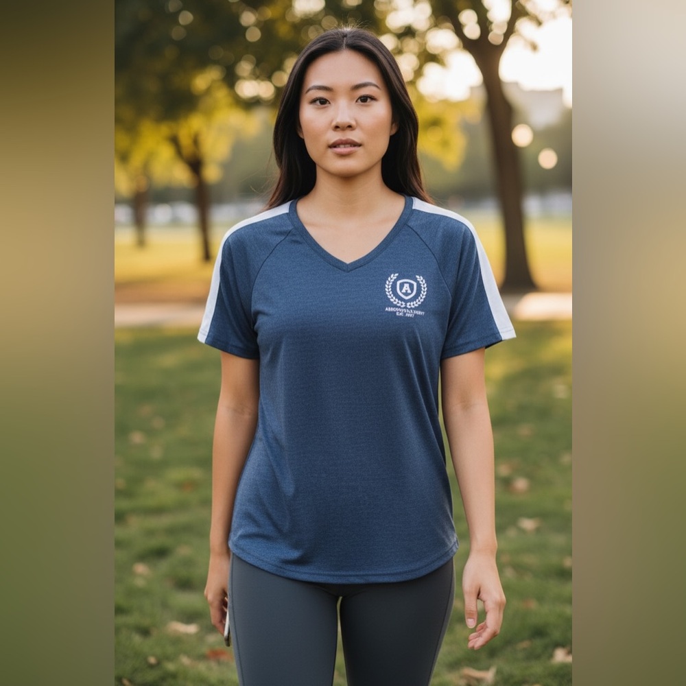 Aeropostale Sport V-Neck Athletic T-Shirt – Size Small